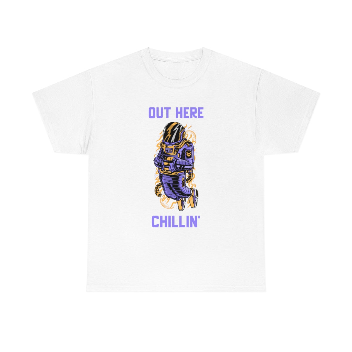 Chill Space Astronaut Unisex Heavy Cotton Tee