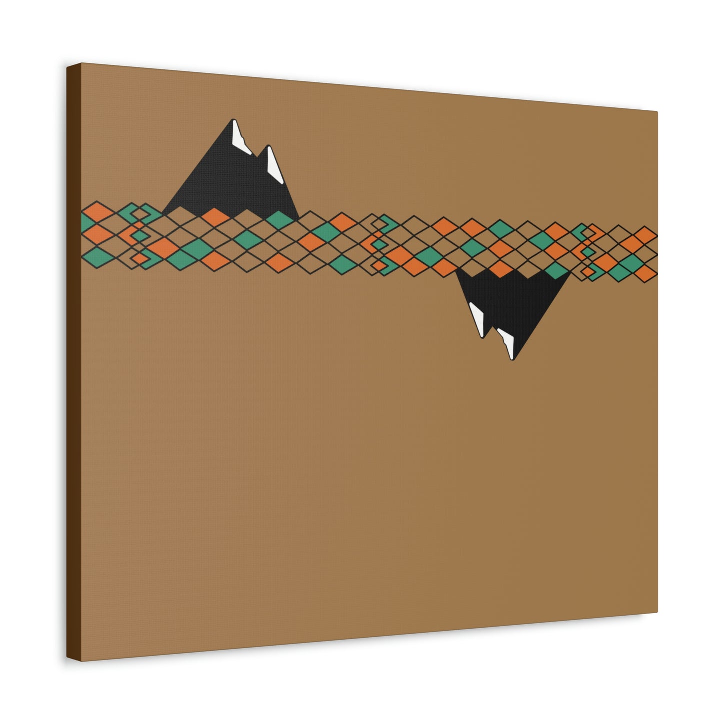Desert Mountain Satin Canvas, Stretched