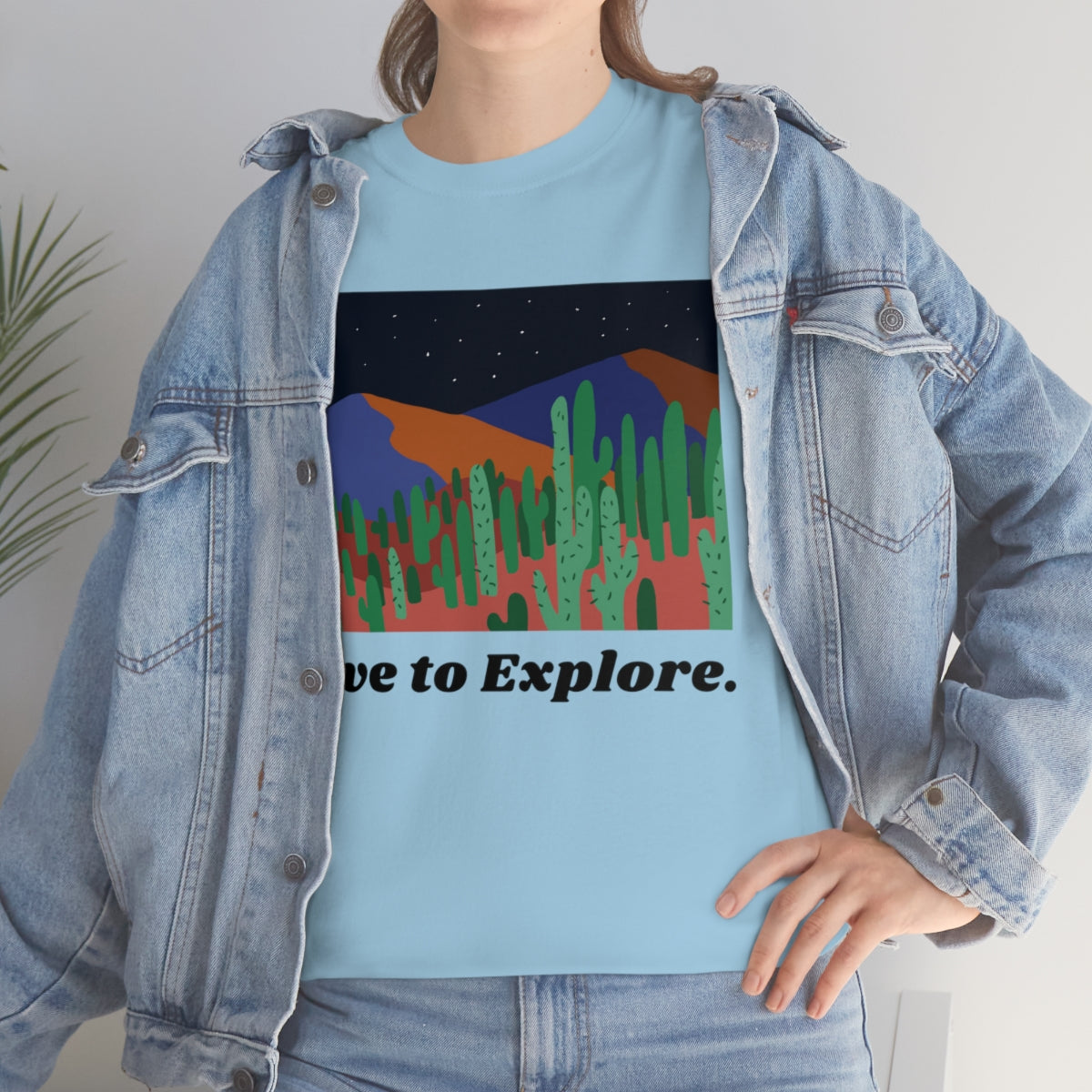 Live to Explore Unisex Heavy Cotton Tee