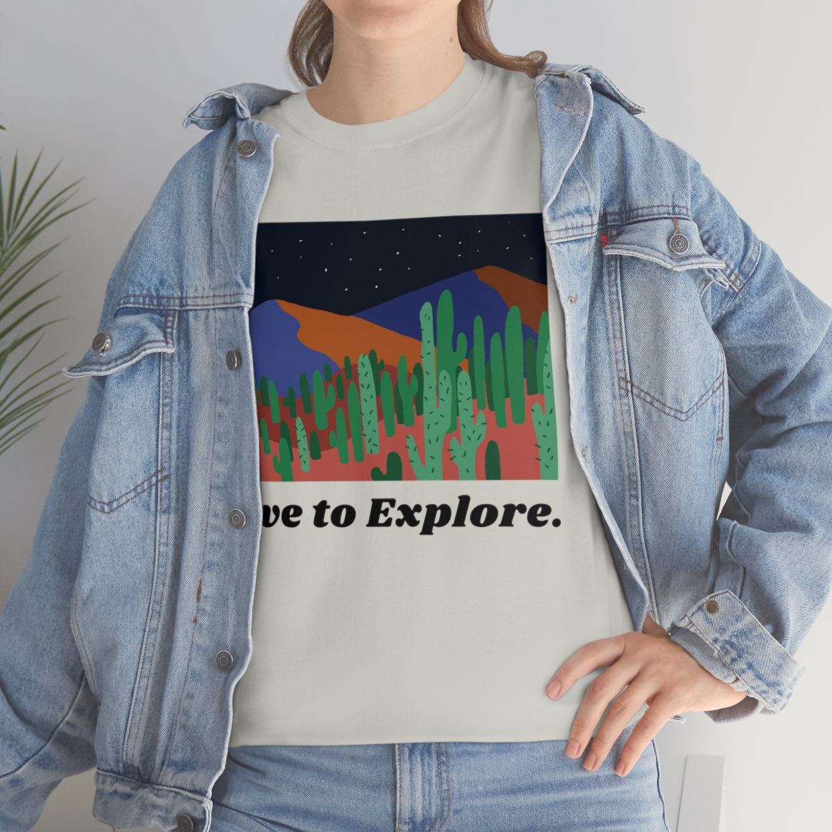 Live to Explore Unisex Heavy Cotton Tee