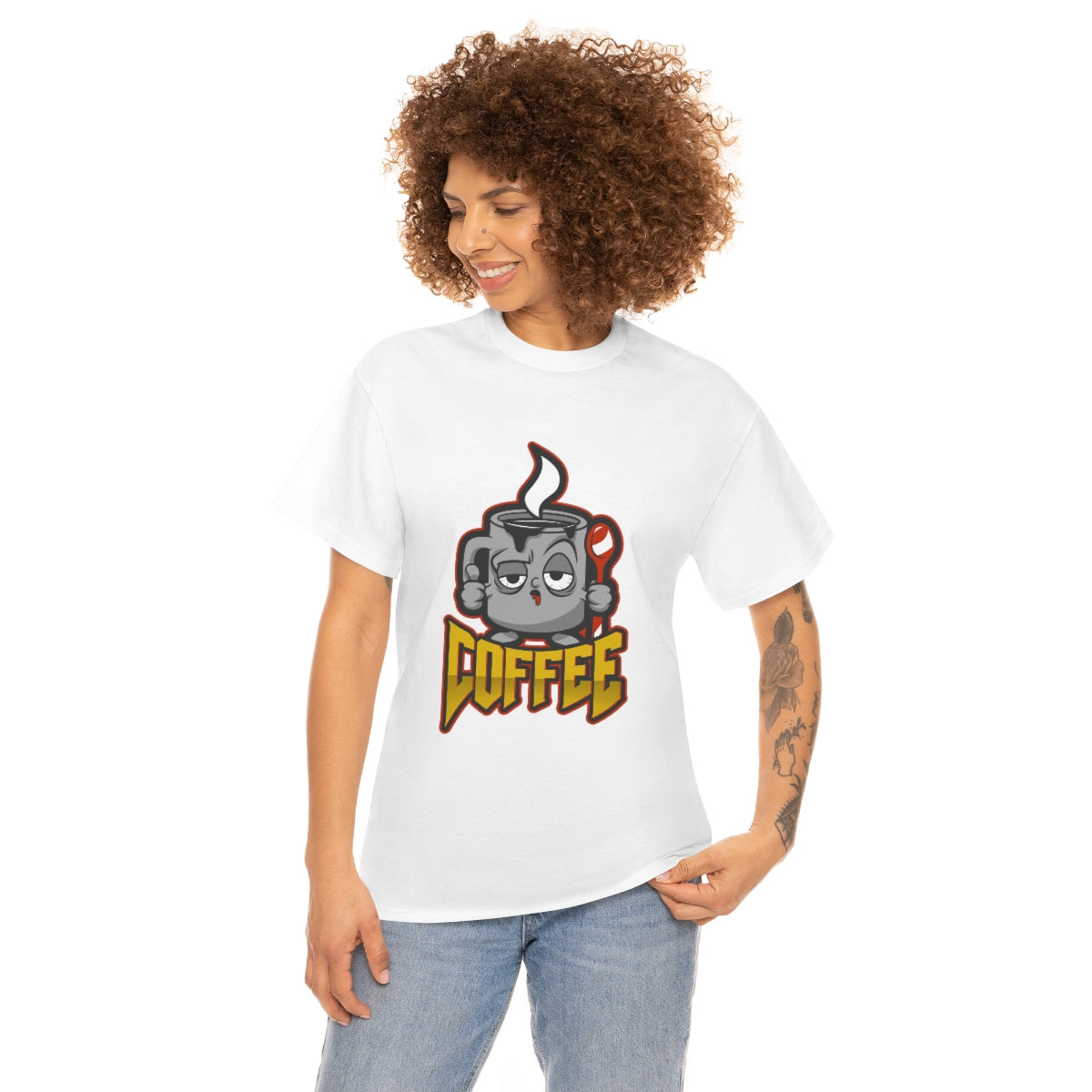 Coffee Fix Unisex Heavy Cotton Tee