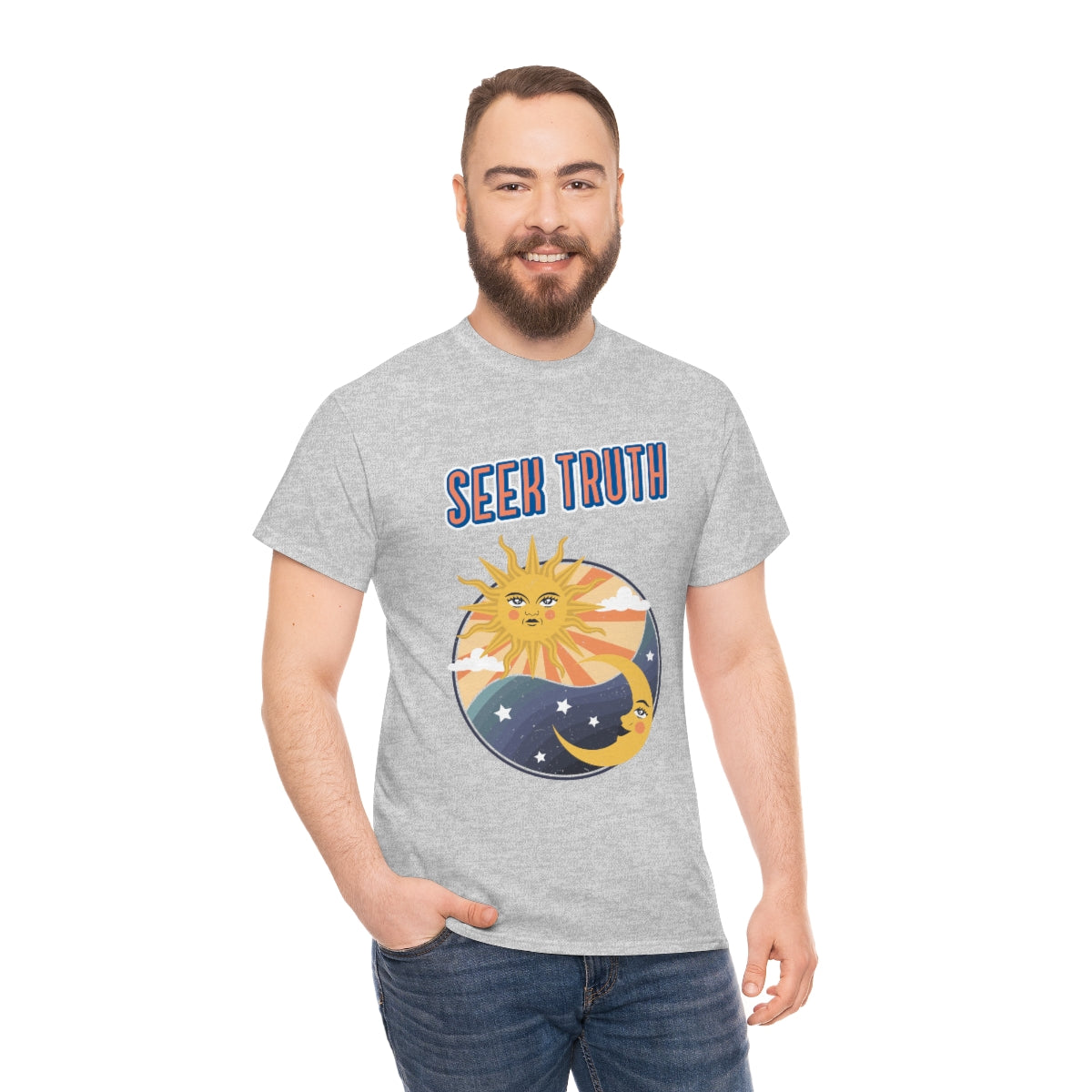 Seek Truth Unisex Heavy Cotton Tee