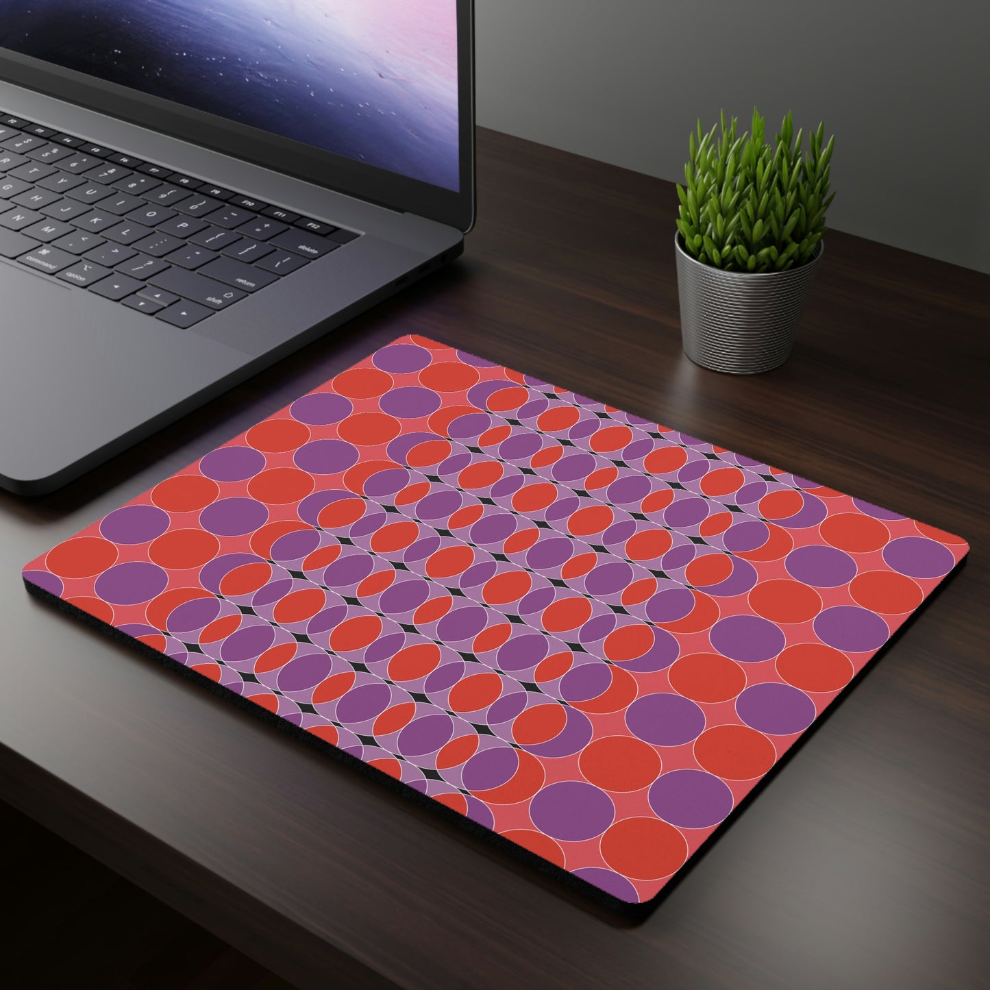 Circles Upon Circles Rectangular Mouse Pad