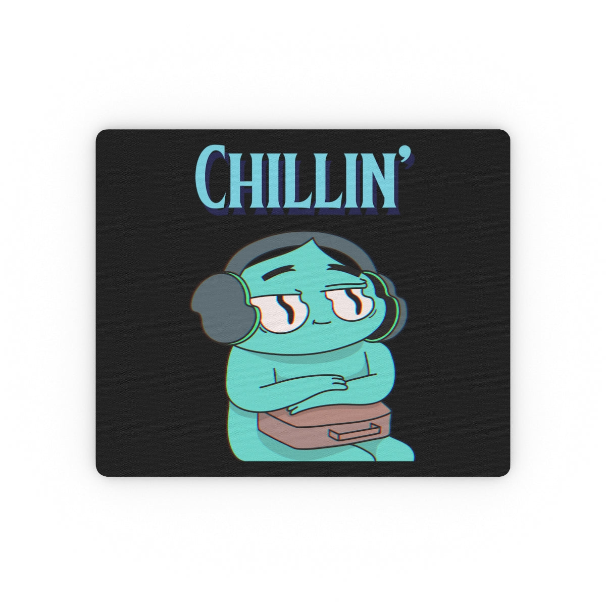 Chillin' Blue Gaming Dude Rectangular Mouse Pad