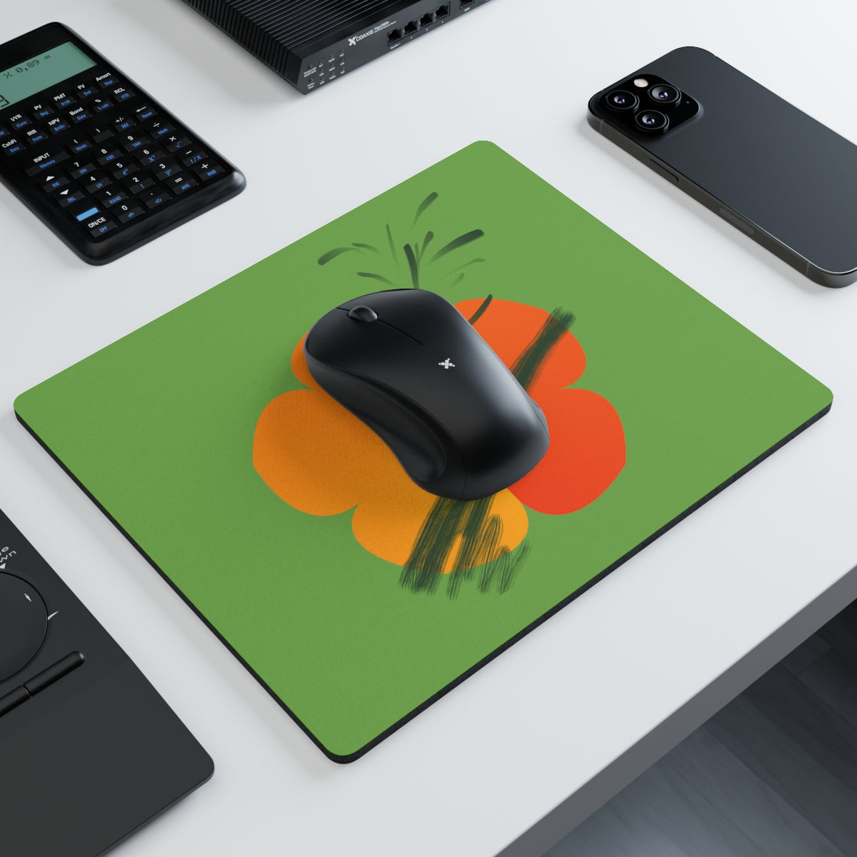 Just Peachy Rectangular Mouse Pad