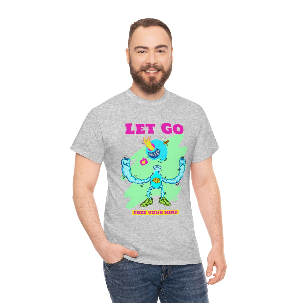 Let Go Be Free Unisex Heavy Cotton Tee