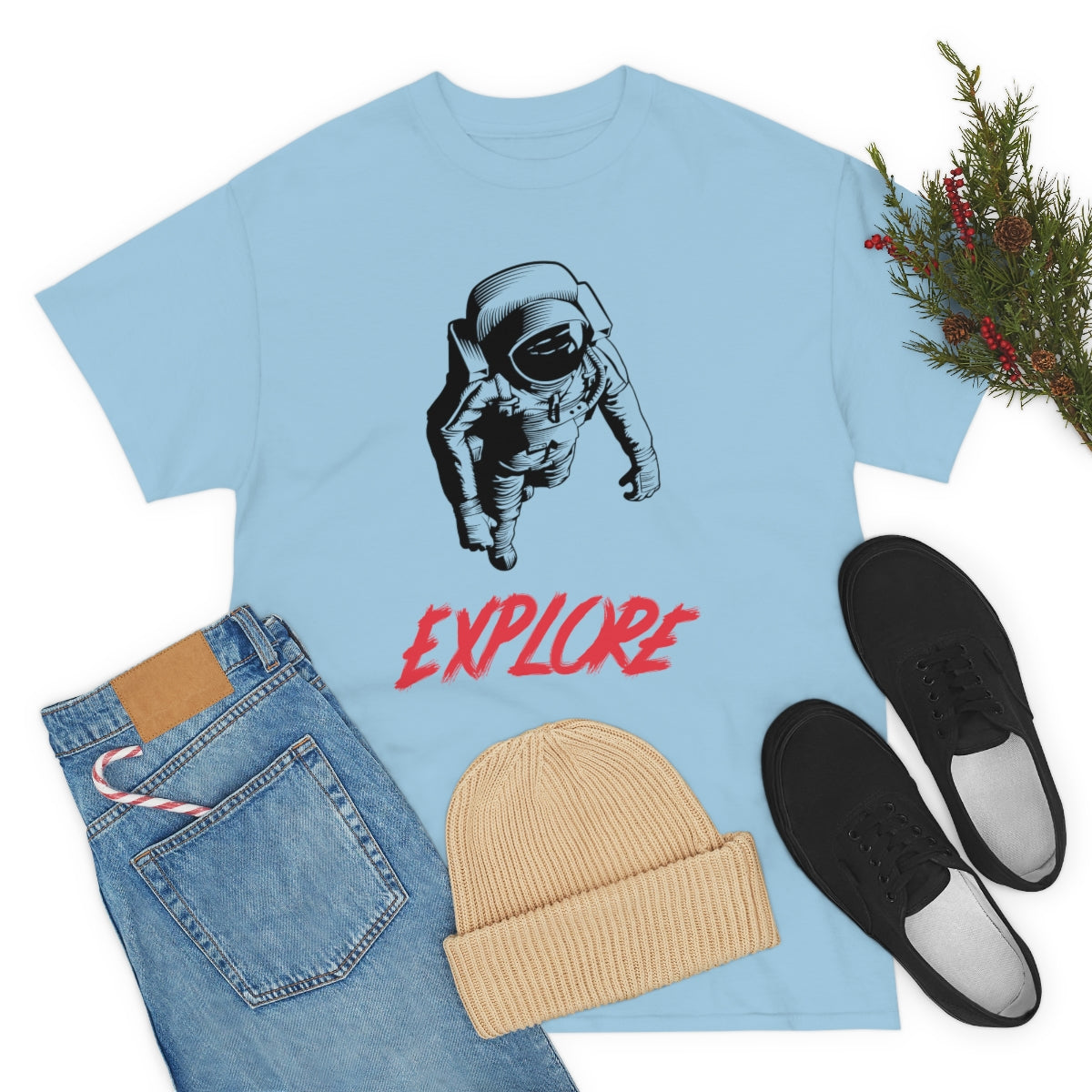 Explore Space Unisex Heavy Cotton Tee
