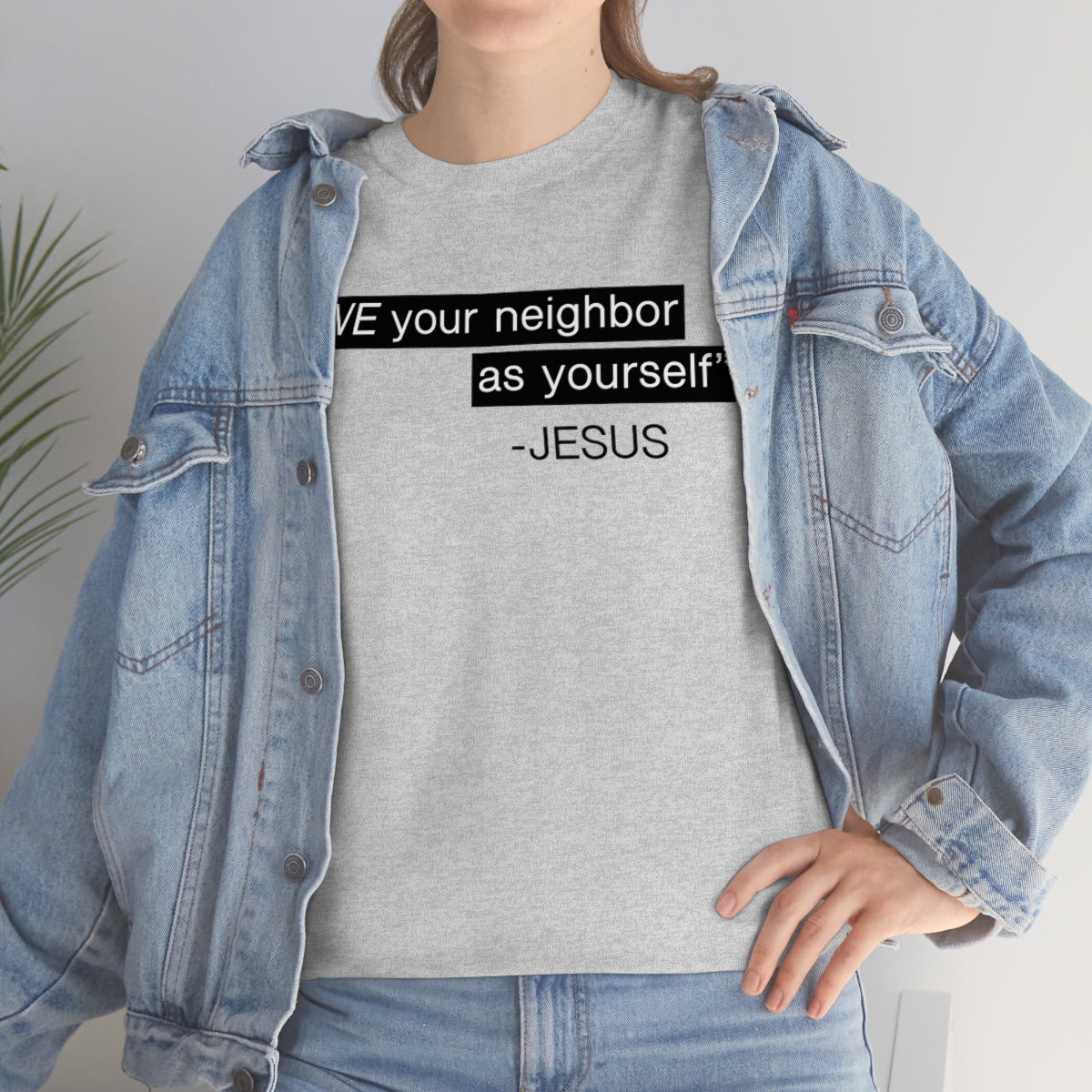 Love Your Neighbor Unisex Heavy Cotton Tee