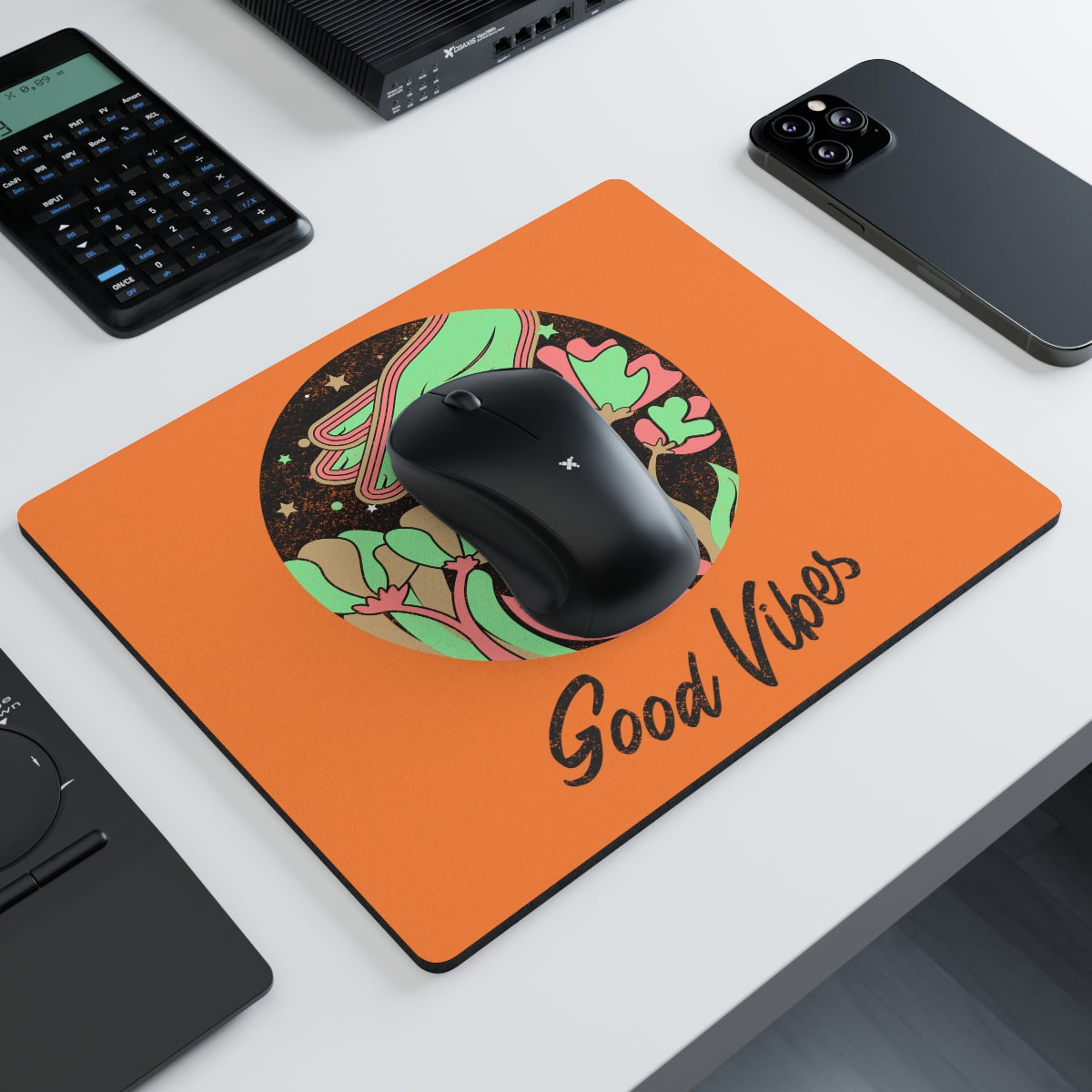 Good Vibes Rectangular Mouse Pad