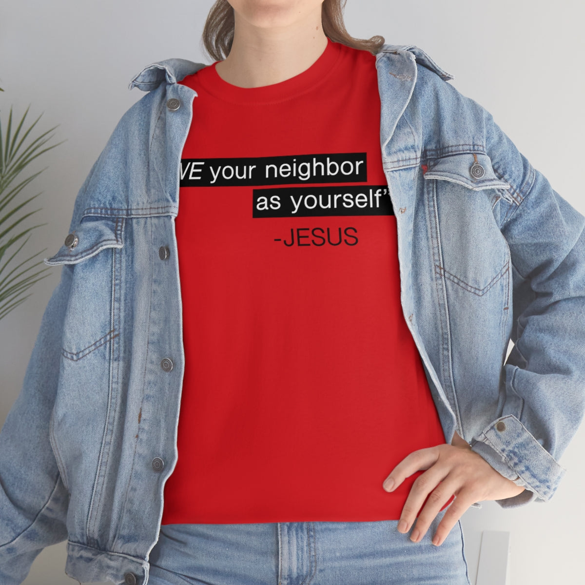 Love Your Neighbor Unisex Heavy Cotton Tee