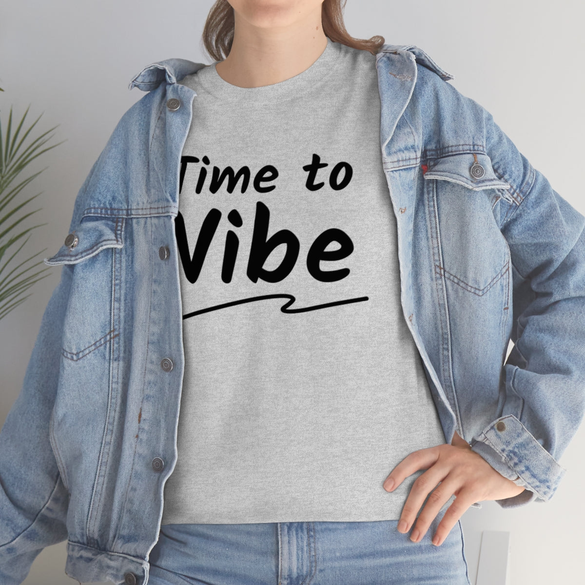 Time to Vibe Unisex Heavy Cotton Tee