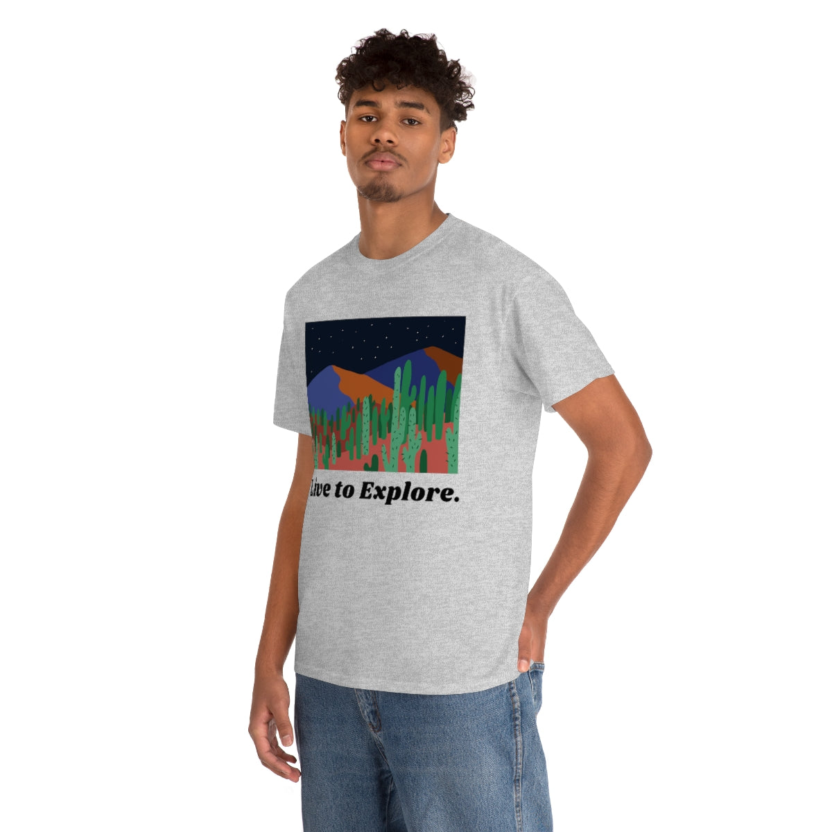 Live to Explore Unisex Heavy Cotton Tee