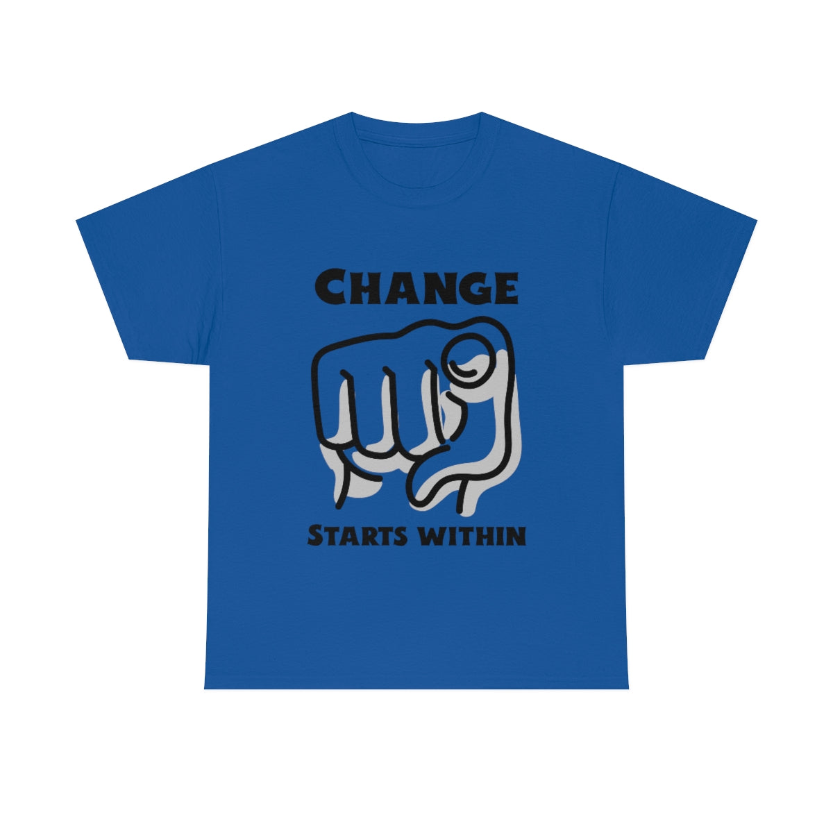 Change Starts Within Fist Unisex Heavy Cotton Tee