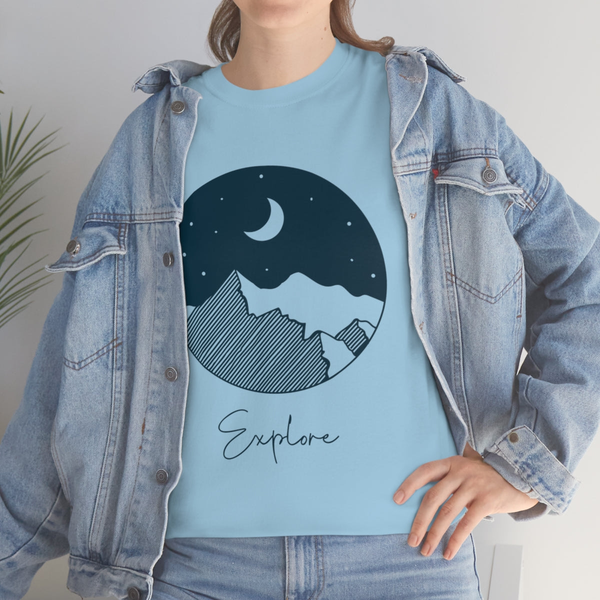 Explore Night Unisex Heavy Cotton Tee