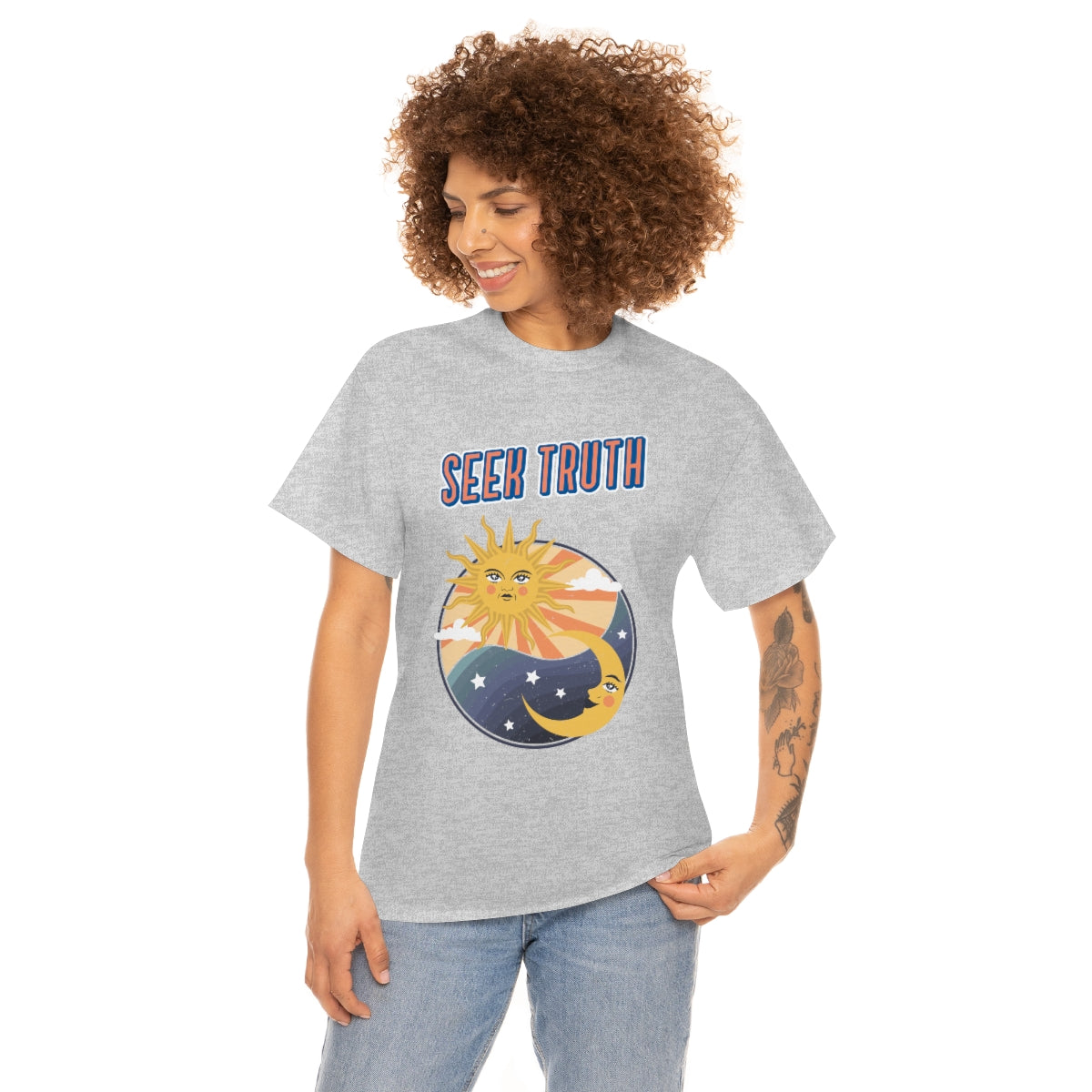 Seek Truth Unisex Heavy Cotton Tee
