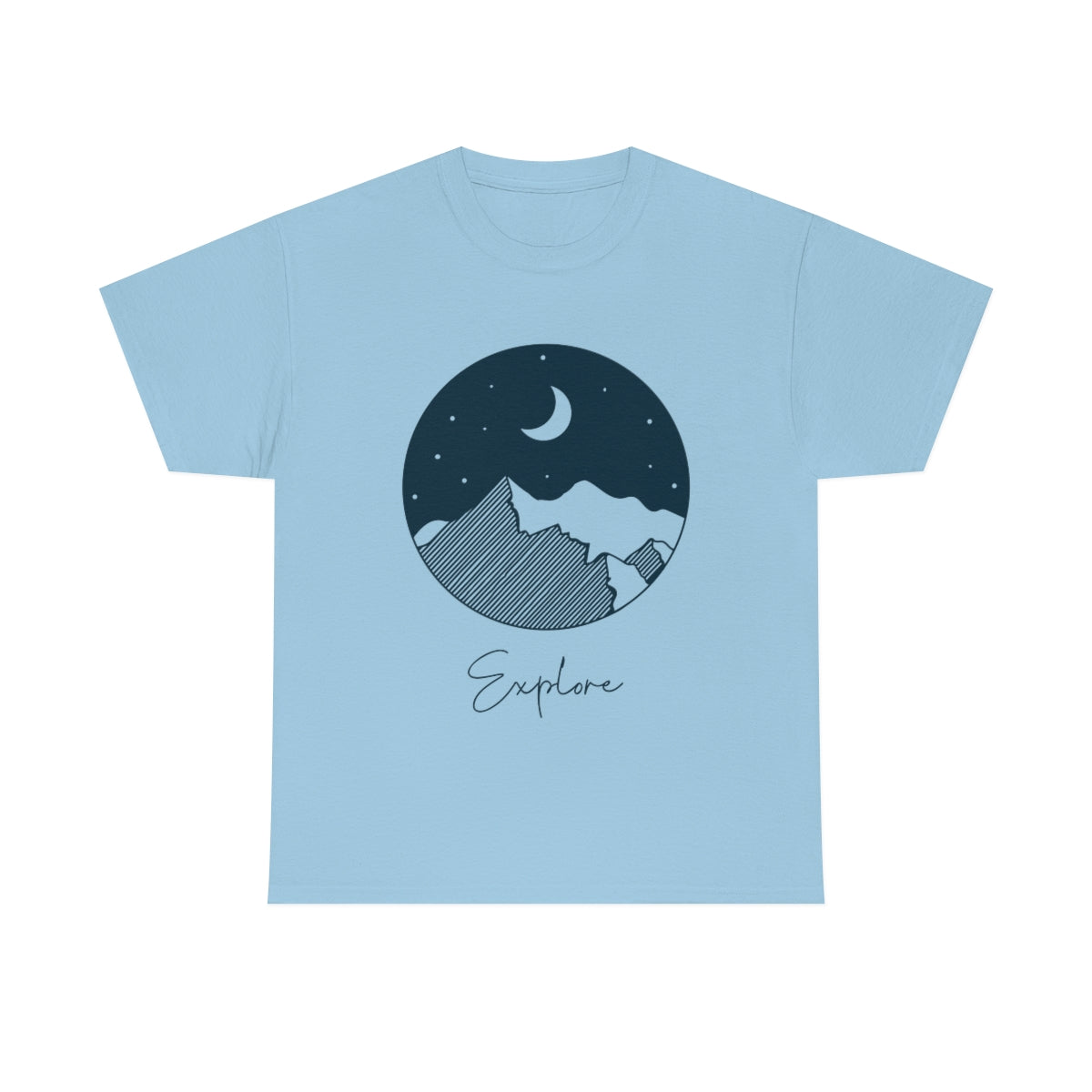 Explore Night Unisex Heavy Cotton Tee