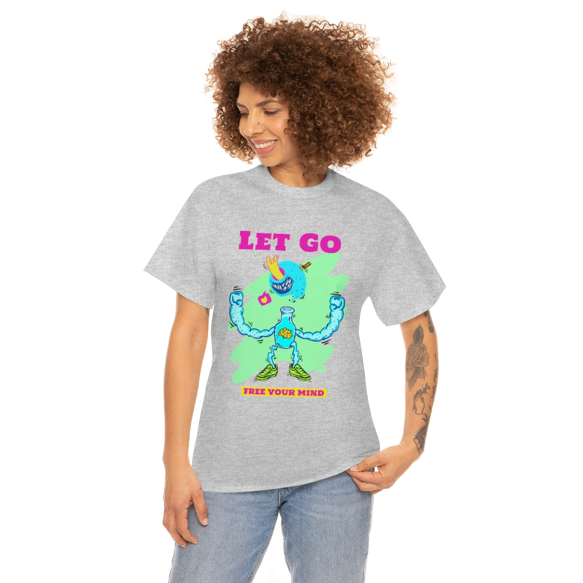 Let Go Be Free Unisex Heavy Cotton Tee
