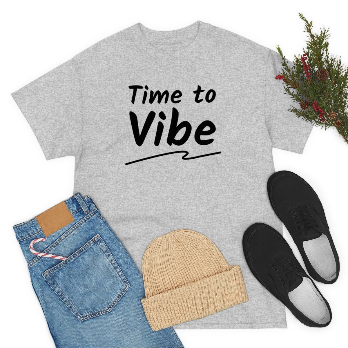 Time to Vibe Unisex Heavy Cotton Tee