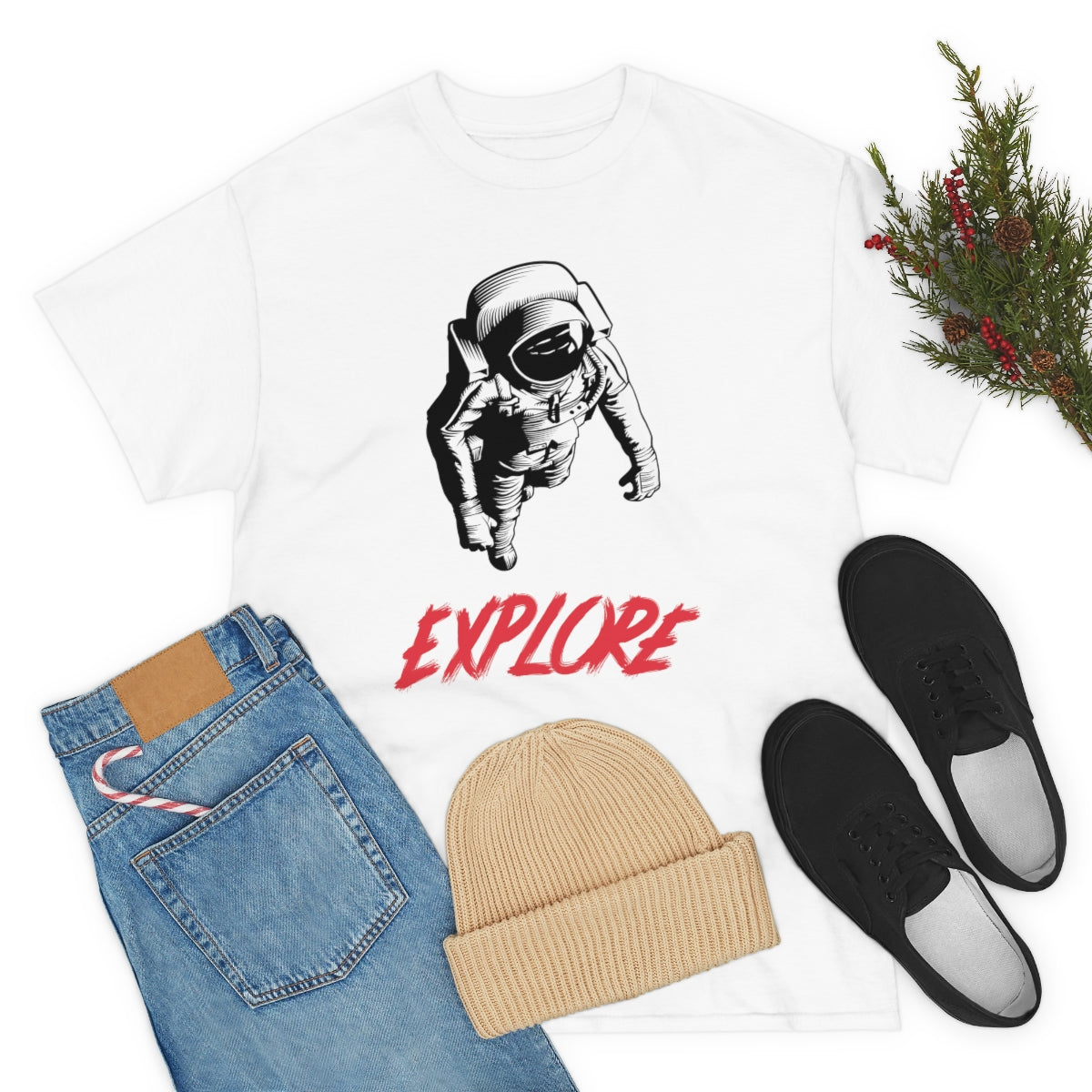 Explore Space Unisex Heavy Cotton Tee