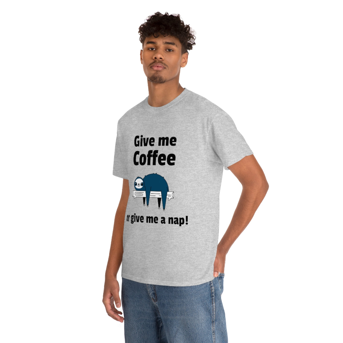 Coffee or a Nap Unisex Heavy Cotton Tee