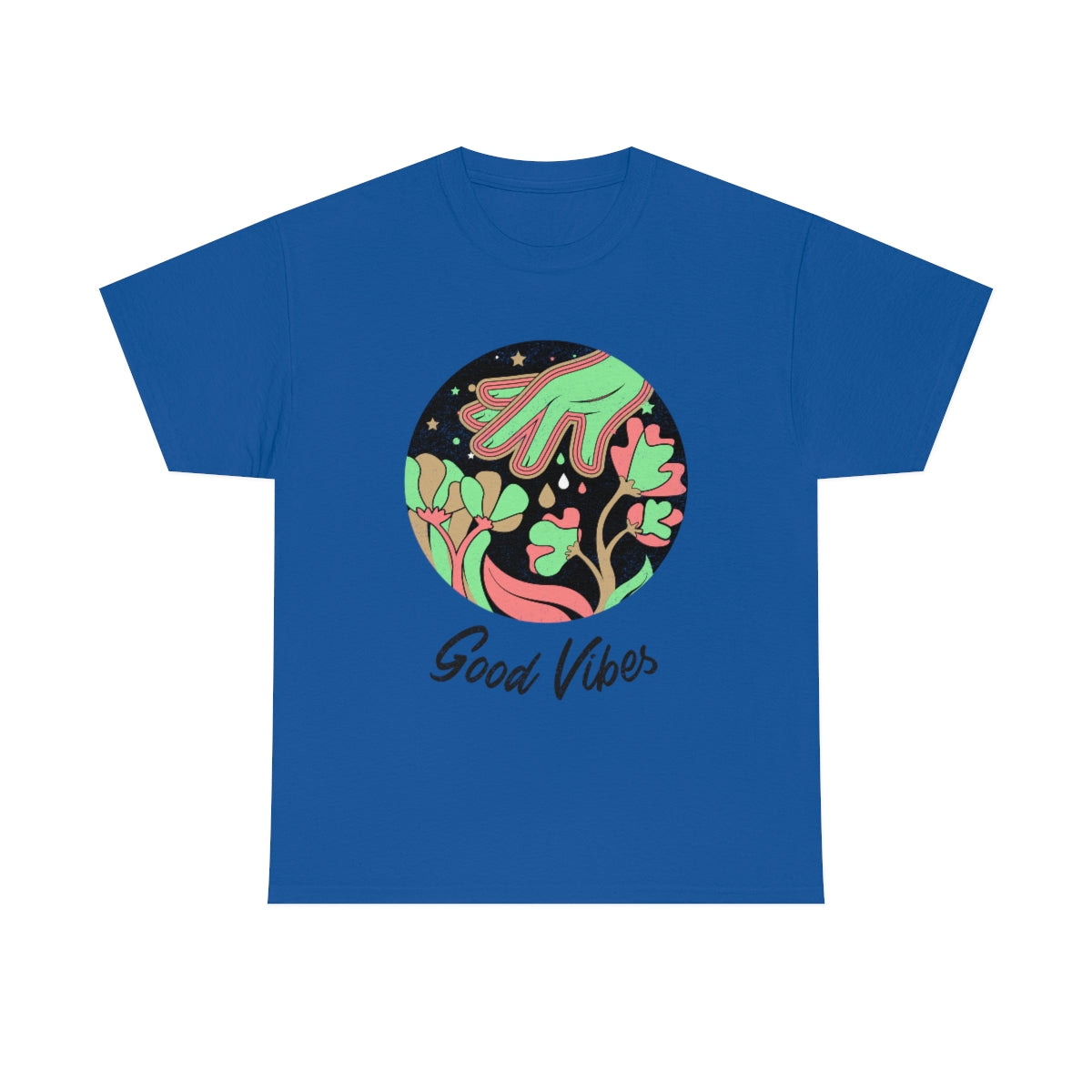 Good Vibes Trippy Unisex Heavy Cotton Tee