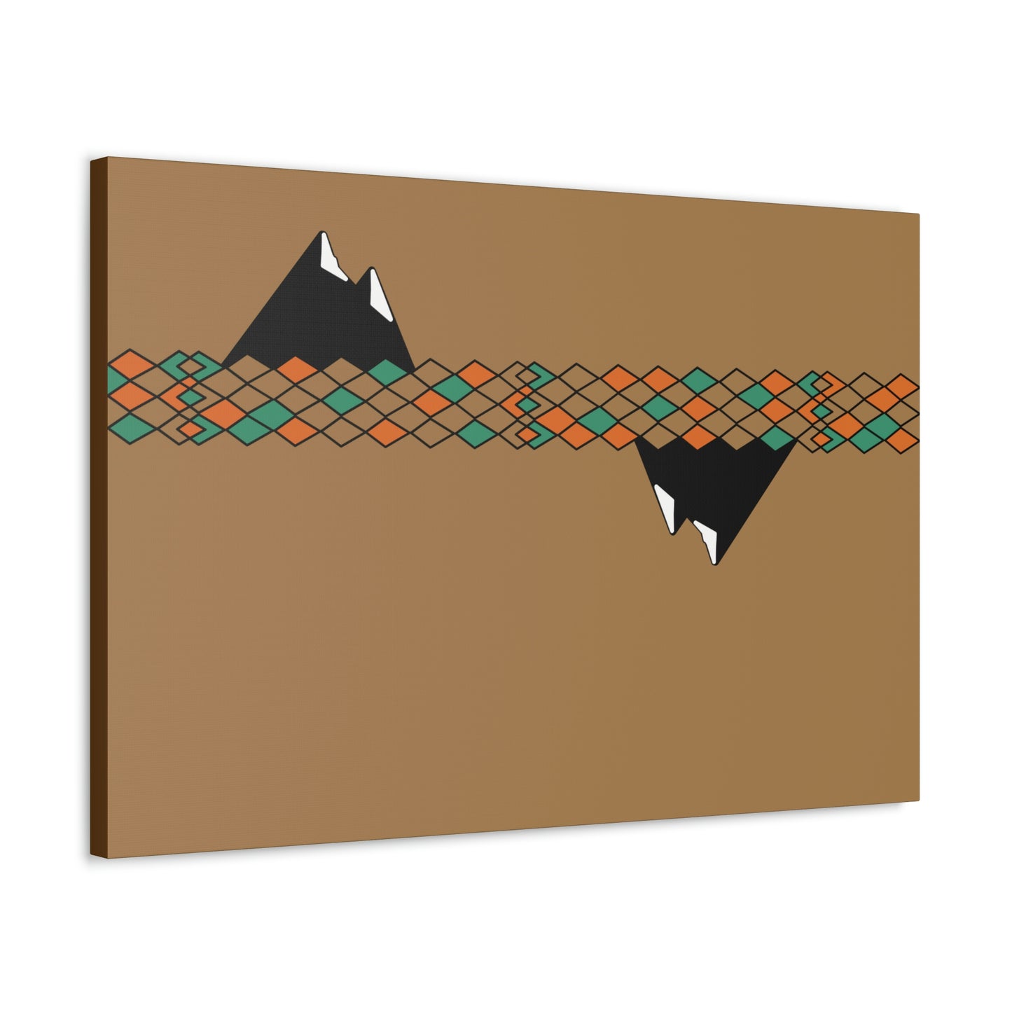 Desert Mountain Satin Canvas, Stretched